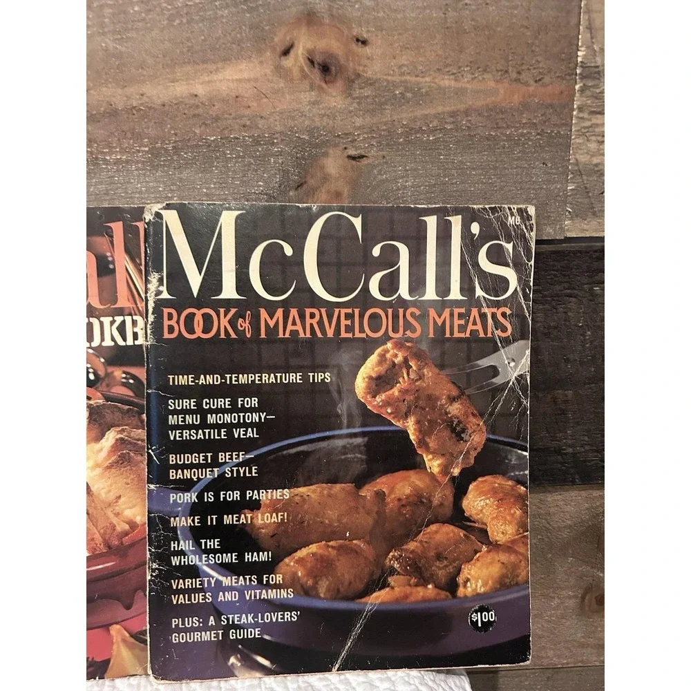 Vintage Lot of 3‎ McCall's Book of Meats Casserole Cake
